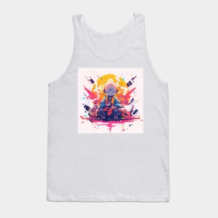 Mystical Doodle Meditator Tank Top